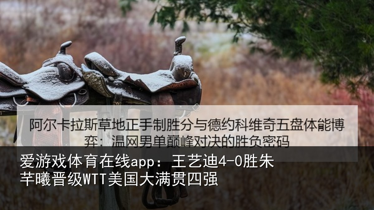 爱游戏体育在线app：王艺相关情况国大满贯四强